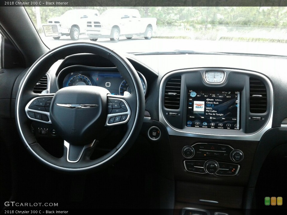 Black Interior Dashboard for the 2018 Chrysler 300 C #123376249