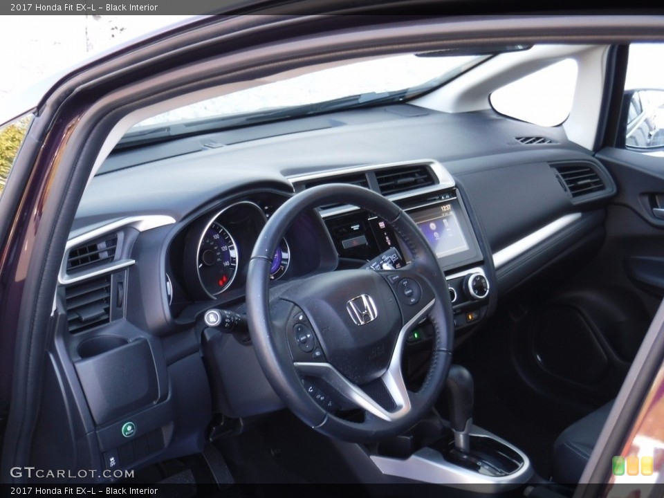 Black Interior Dashboard for the 2017 Honda Fit EX-L #123380362