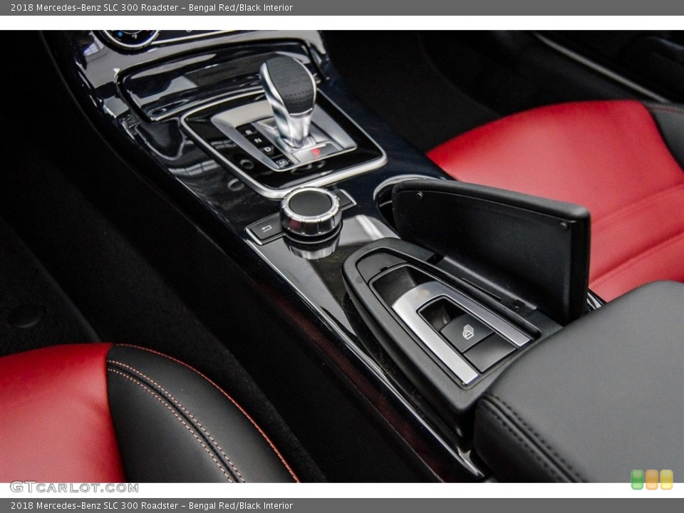 Bengal Red/Black Interior Controls for the 2018 Mercedes-Benz SLC 300 Roadster #123393652