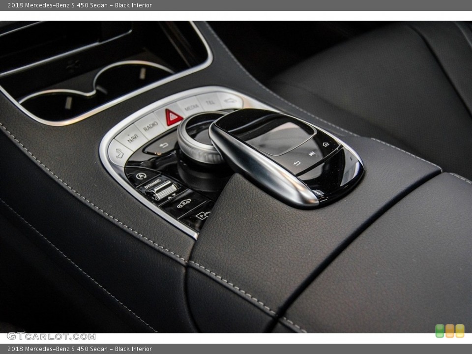 Black Interior Controls for the 2018 Mercedes-Benz S 450 Sedan #123394966