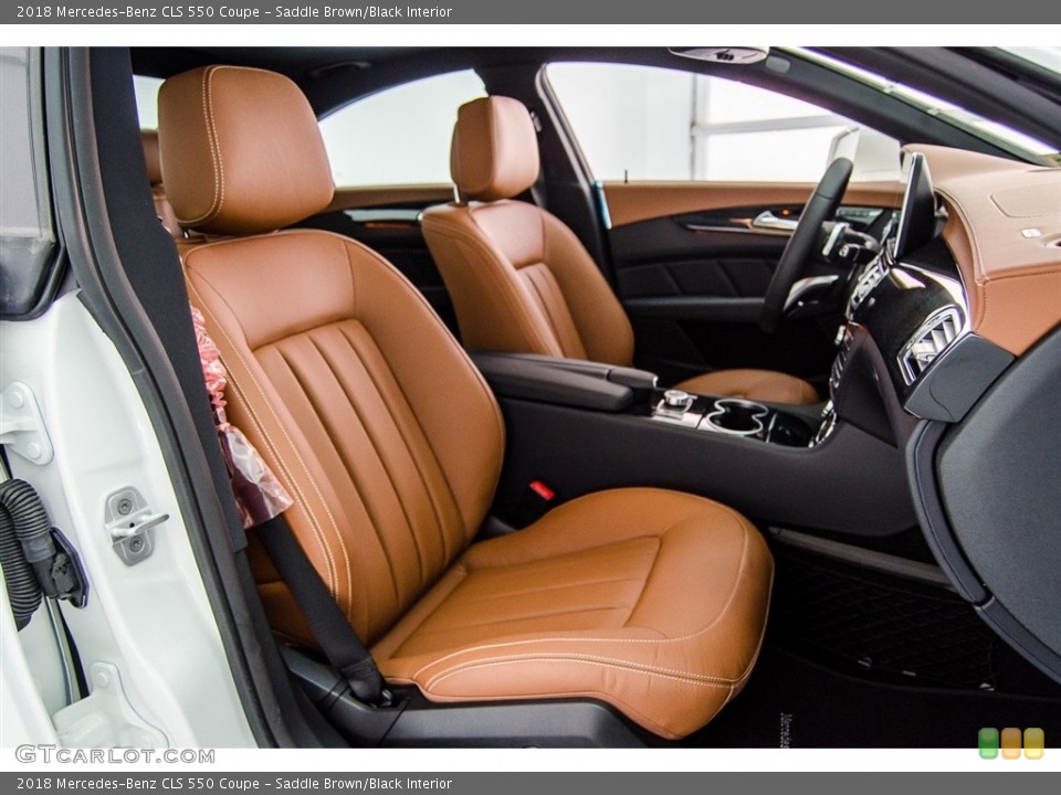 Saddle Brown/Black 2018 Mercedes-Benz CLS Interiors