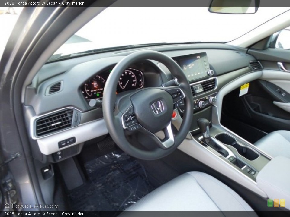 Gray Interior Photo for the 2018 Honda Accord LX Sedan #123408394
