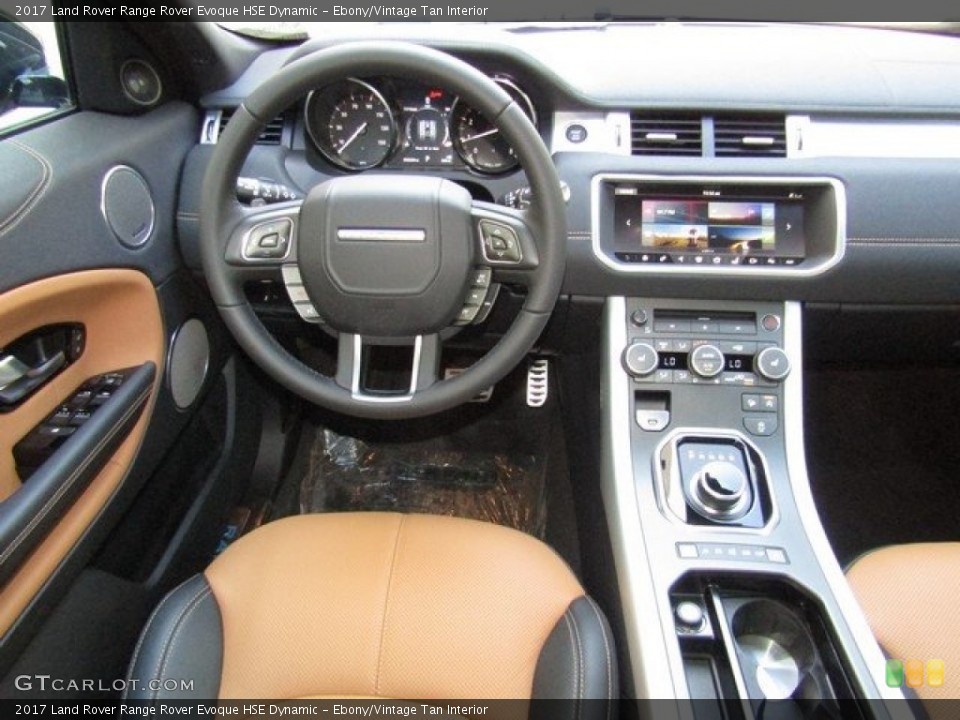 Ebony/Vintage Tan Interior Dashboard for the 2017 Land Rover Range Rover Evoque HSE Dynamic #123420763