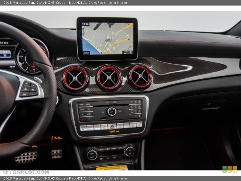 Black/DINAMICA w/Red stitching Interior Dashboard for the 2018 Mercedes-Benz CLA AMG 45 Coupe #123423209