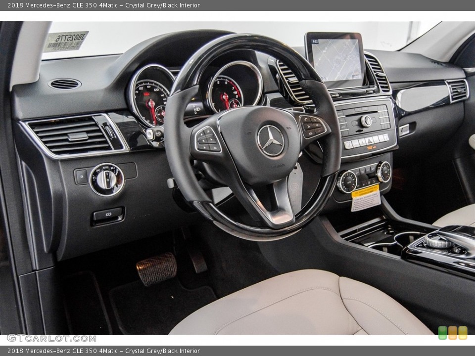 Crystal Grey/Black Interior Dashboard for the 2018 Mercedes-Benz GLE 350 4Matic #123424190