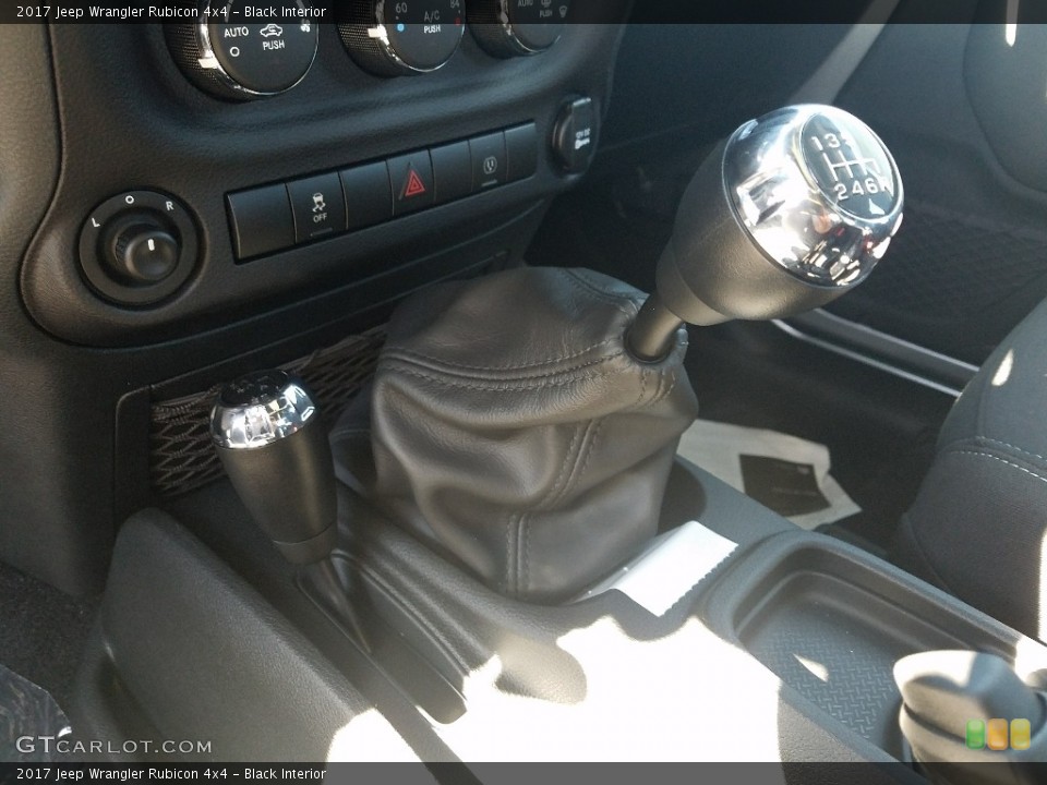 Black Interior Transmission for the 2017 Jeep Wrangler Rubicon 4x4 #123434951