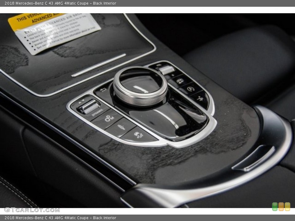 Black Interior Controls for the 2018 Mercedes-Benz C 43 AMG 4Matic Coupe #123444628