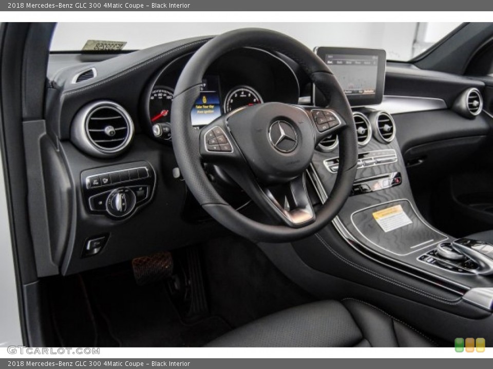 Black Interior Dashboard for the 2018 Mercedes-Benz GLC 300 4Matic Coupe #123444853