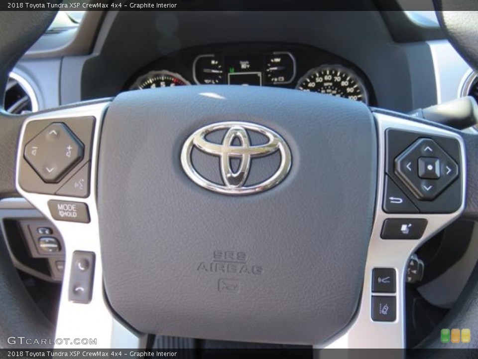 Graphite Interior Controls for the 2018 Toyota Tundra XSP CrewMax 4x4 #123455924
