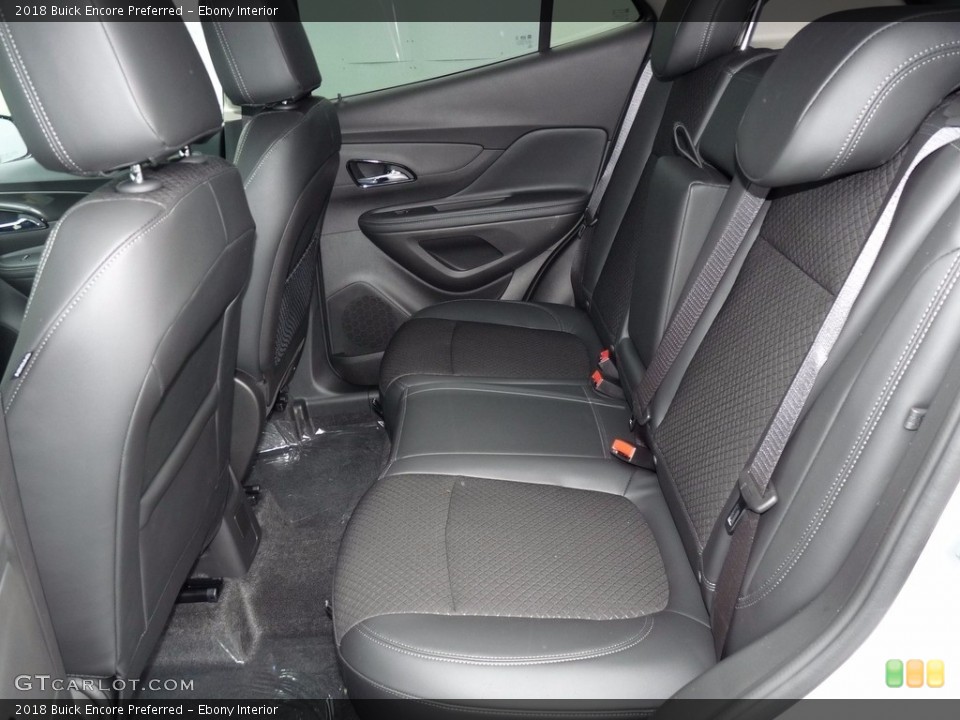 Ebony Interior Rear Seat for the 2018 Buick Encore Preferred #123457148