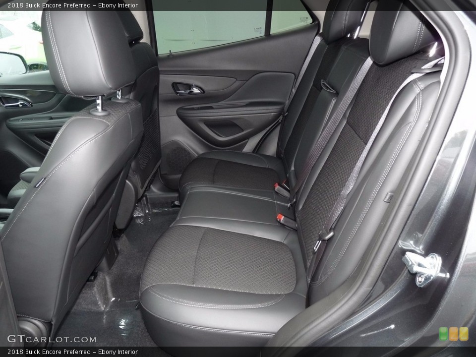 Ebony Interior Rear Seat for the 2018 Buick Encore Preferred #123457344