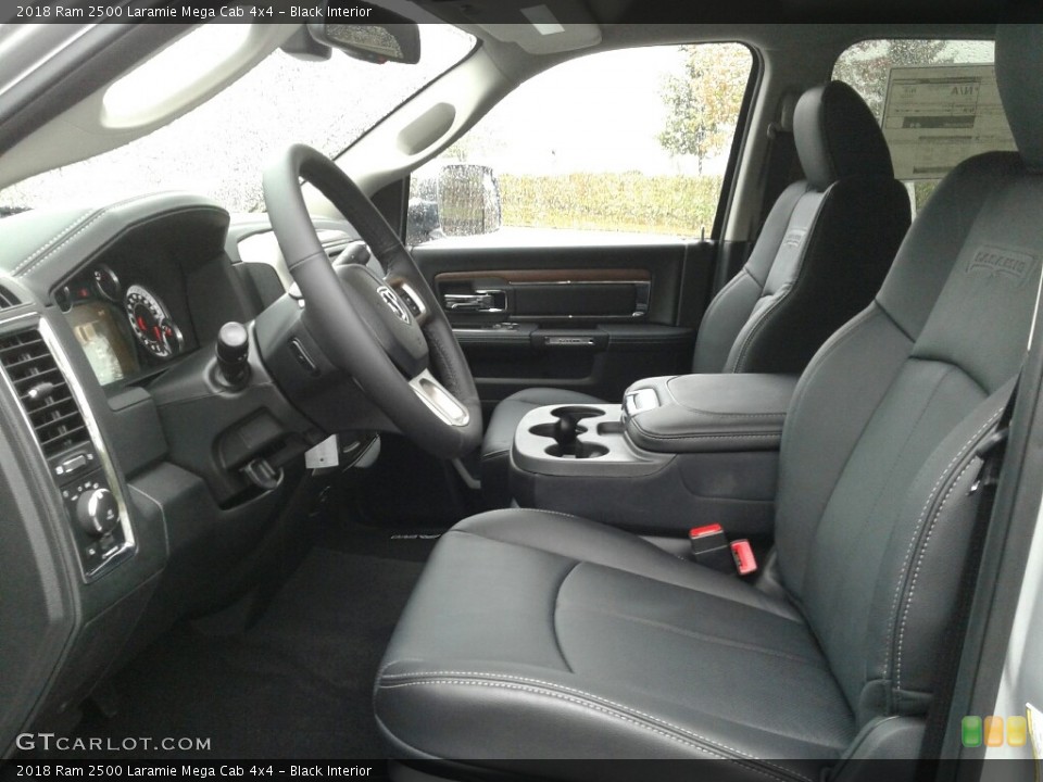 Black Interior Photo for the 2018 Ram 2500 Laramie Mega Cab 4x4 #123465941
