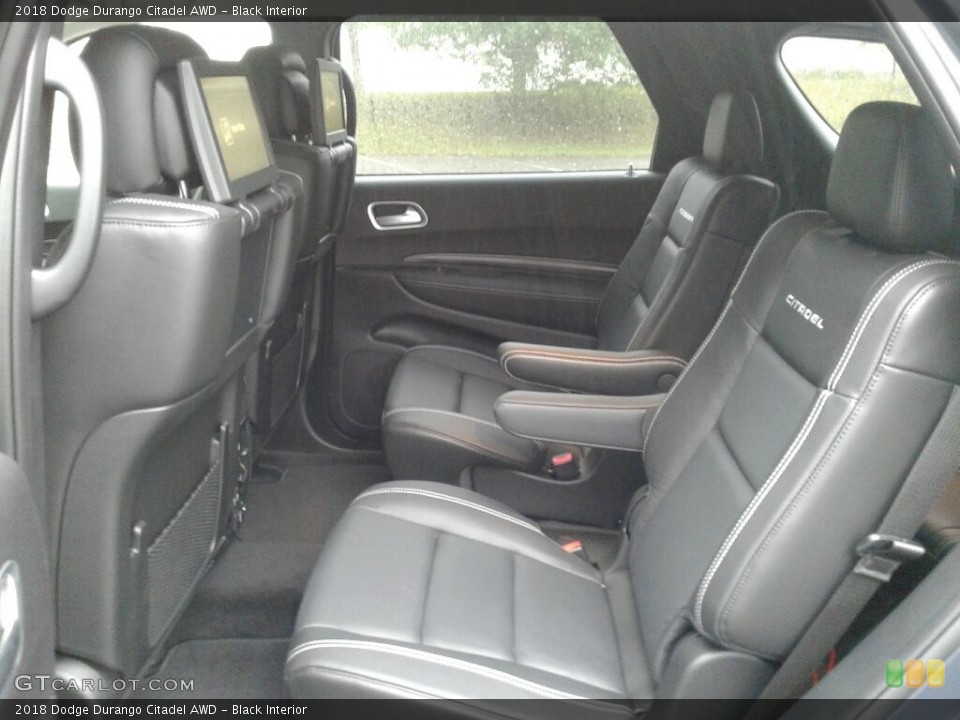 Black Interior Rear Seat for the 2018 Dodge Durango Citadel AWD #123468884