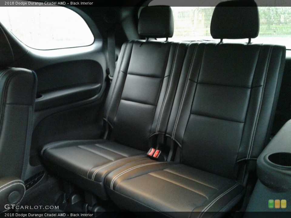 Black Interior Rear Seat for the 2018 Dodge Durango Citadel AWD #123468896