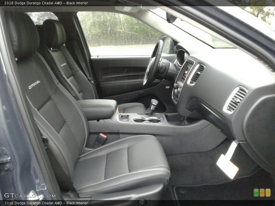 Black Interior Front Seat for the 2018 Dodge Durango Citadel AWD #123468917