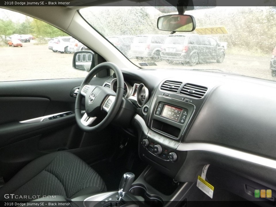 Black Interior Dashboard for the 2018 Dodge Journey SE #123469361
