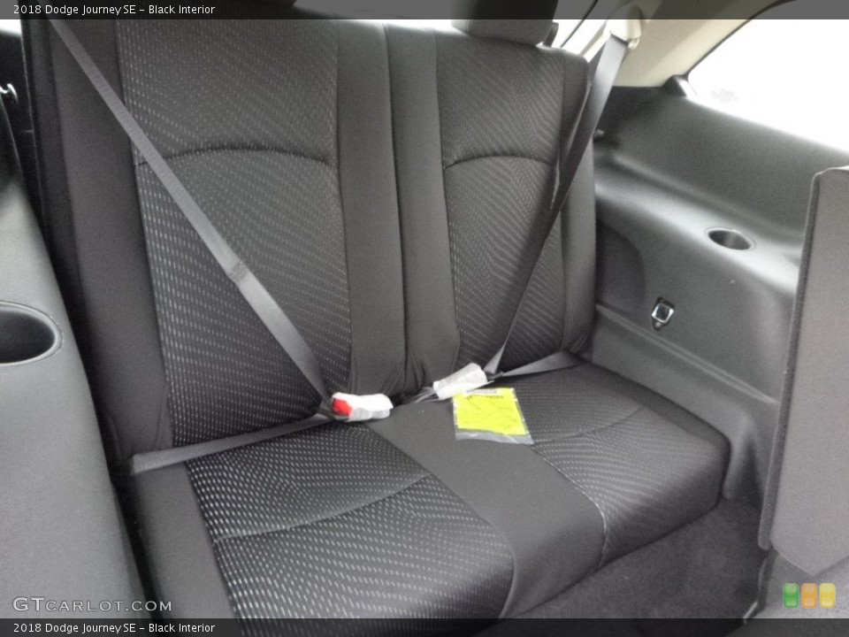 Black Interior Rear Seat for the 2018 Dodge Journey SE #123469379