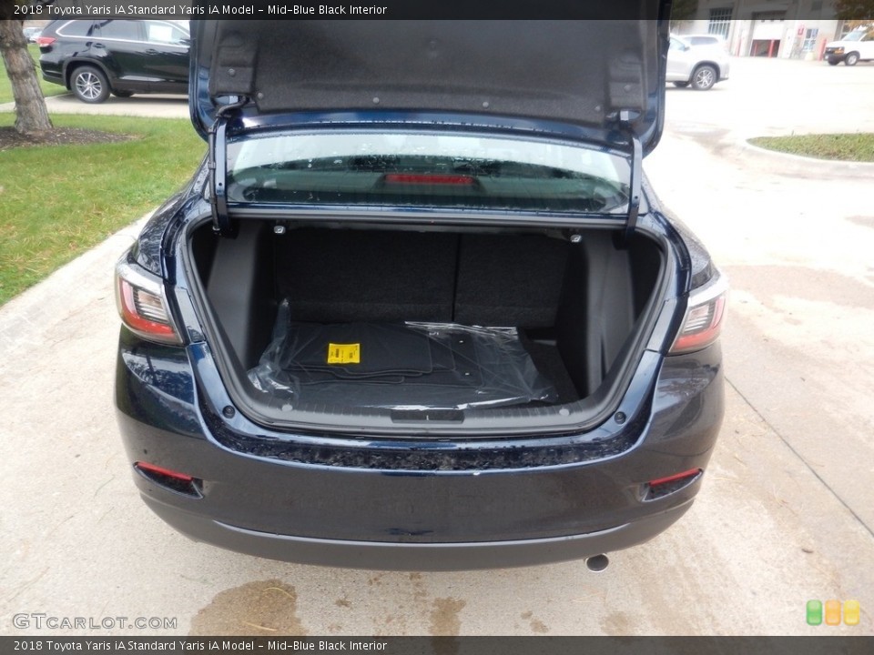 Mid-Blue Black Interior Trunk for the 2018 Toyota Yaris iA  #123470437