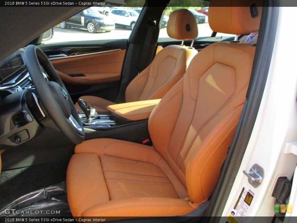 Cognac Interior Photo for the 2018 BMW 5 Series 530i xDrive Sedan #123471994