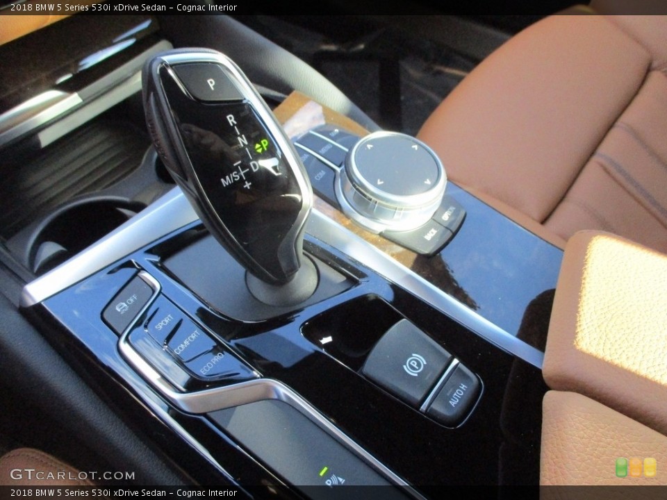 Cognac Interior Transmission for the 2018 BMW 5 Series 530i xDrive Sedan #123472123