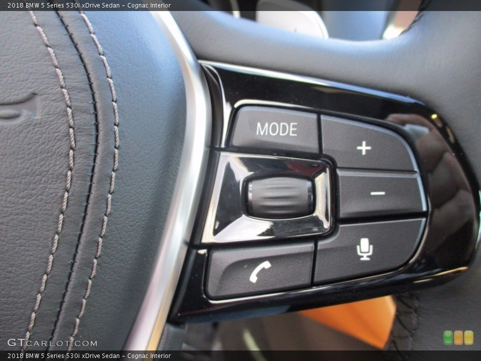 Cognac Interior Controls for the 2018 BMW 5 Series 530i xDrive Sedan #123472210