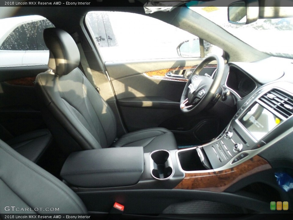 Ebony Interior Photo for the 2018 Lincoln MKX Reserve AWD #123475441