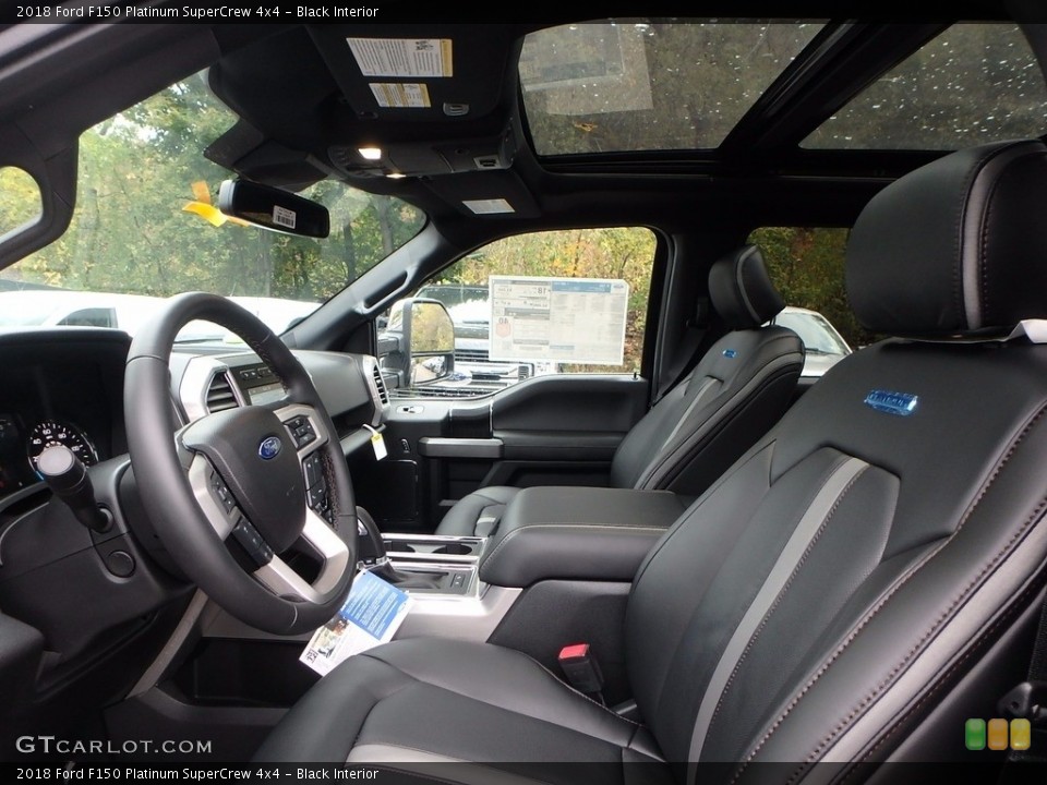 Black Interior Photo for the 2018 Ford F150 Platinum SuperCrew 4x4 #123481504