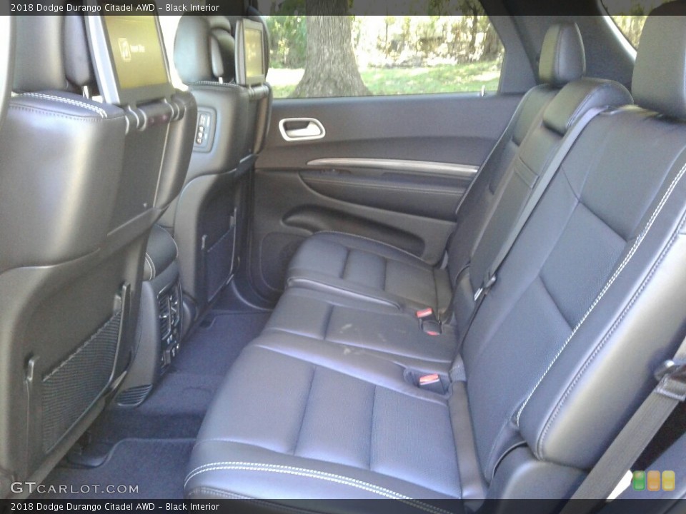Black Interior Rear Seat for the 2018 Dodge Durango Citadel AWD #123481717