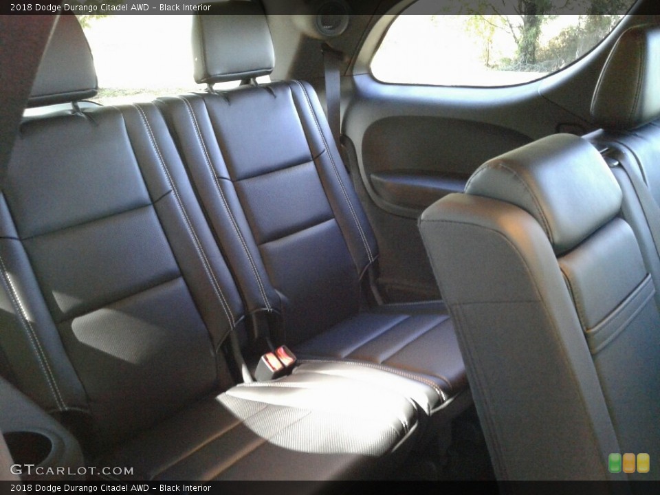 Black Interior Rear Seat for the 2018 Dodge Durango Citadel AWD #123481831