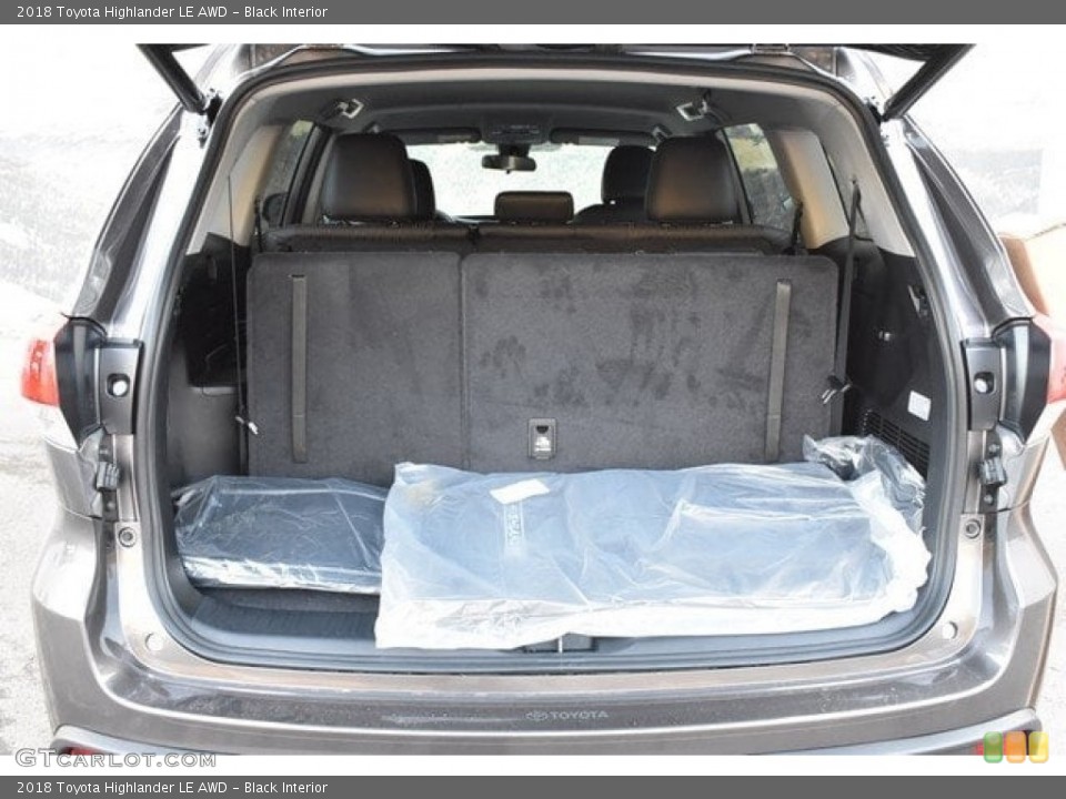 Black Interior Trunk for the 2018 Toyota Highlander LE AWD #123486790