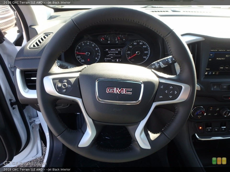 ­Jet Black Interior Steering Wheel for the 2018 GMC Terrain SLE AWD #123487696