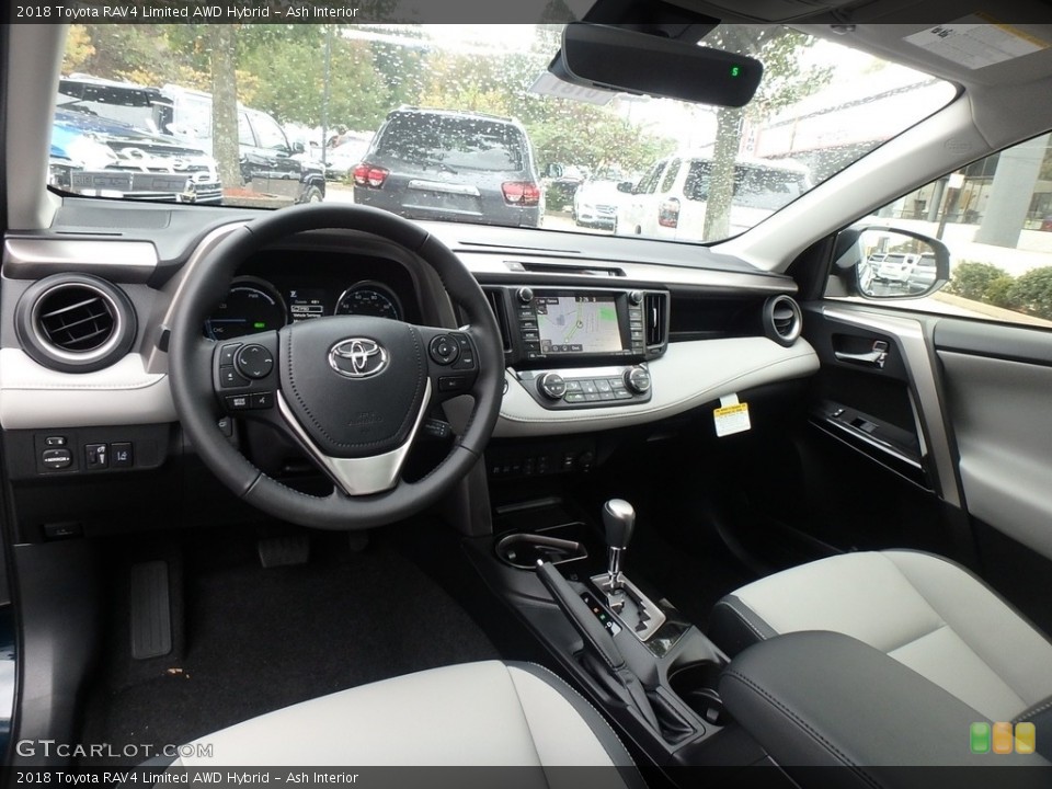 Ash Interior Photo for the 2018 Toyota RAV4 Limited AWD Hybrid #123490430