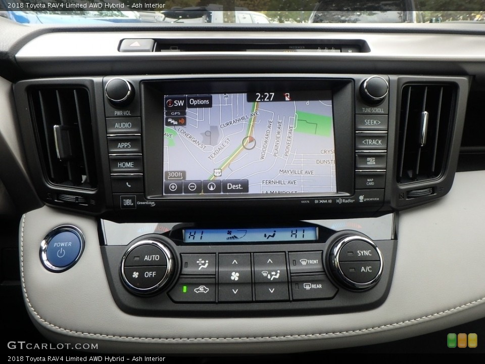 Ash Interior Controls for the 2018 Toyota RAV4 Limited AWD Hybrid #123490529