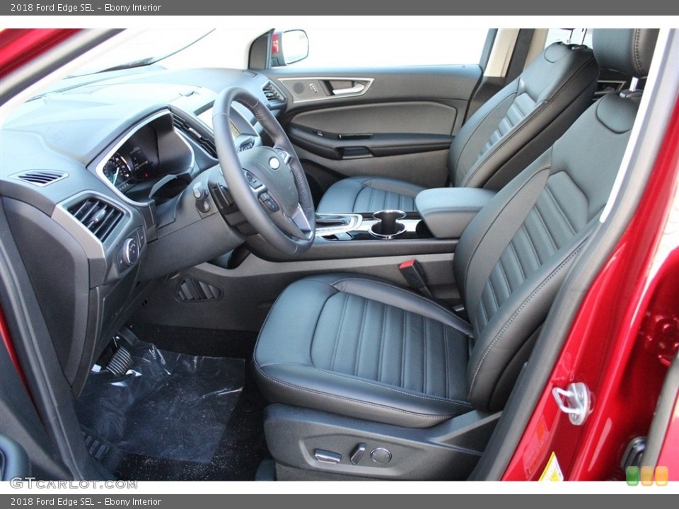 Ebony Interior Photo for the 2018 Ford Edge SEL #123499199