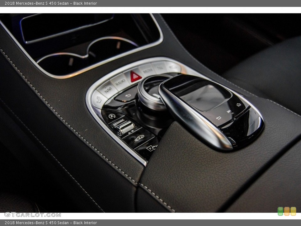 Black Interior Controls for the 2018 Mercedes-Benz S 450 Sedan #123499598