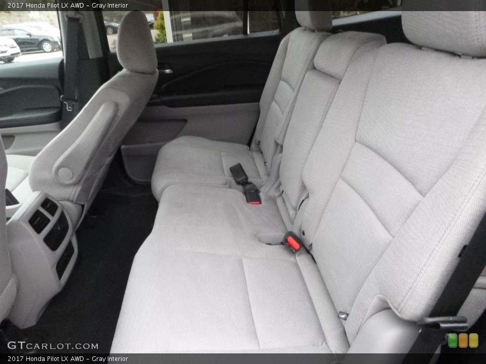 Gray Interior Rear Seat for the 2017 Honda Pilot LX AWD #123508556