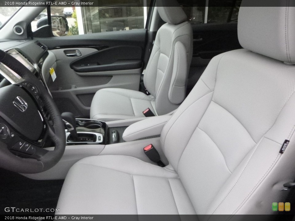 Gray Interior Front Seat for the 2018 Honda Ridgeline RTL-E AWD #123509024