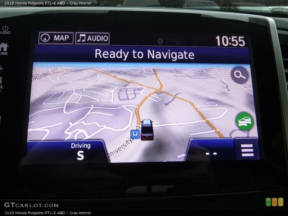 Gray Interior Navigation for the 2018 Honda Ridgeline RTL-E AWD #123509113