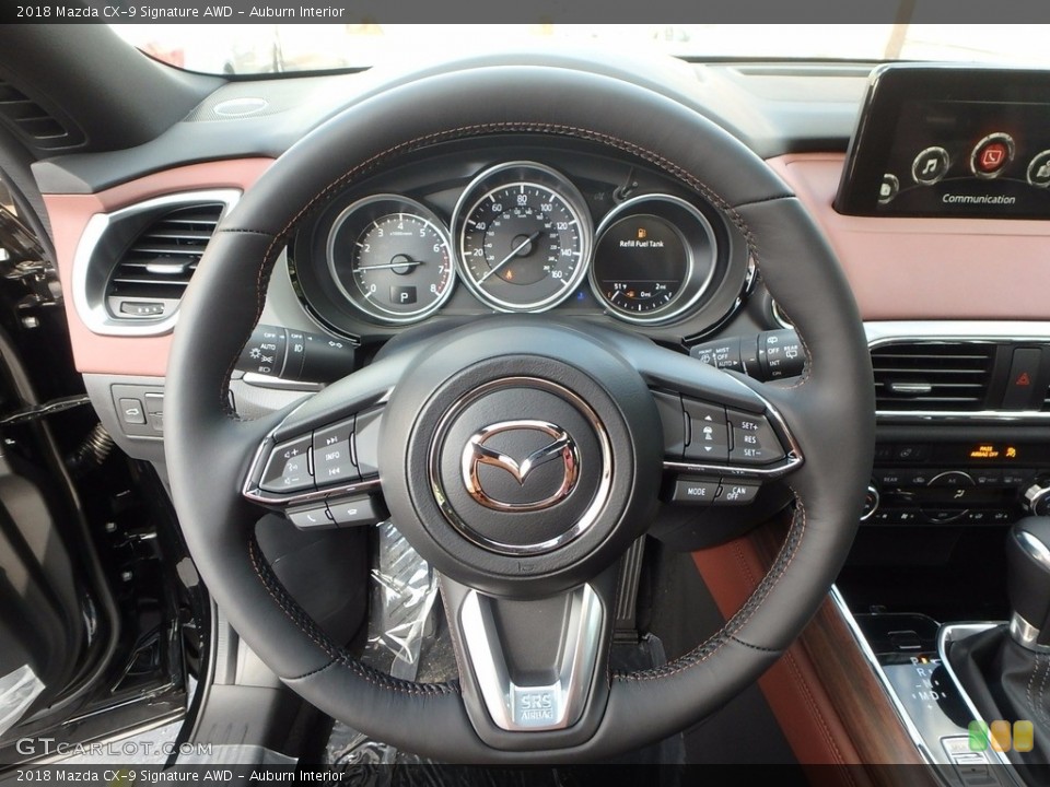 Auburn Interior Steering Wheel for the 2018 Mazda CX-9 Signature AWD #123514295