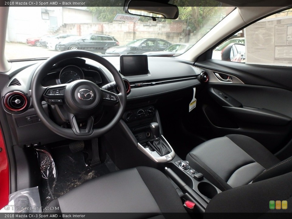 Black Interior Photo for the 2018 Mazda CX-3 Sport AWD #123527015