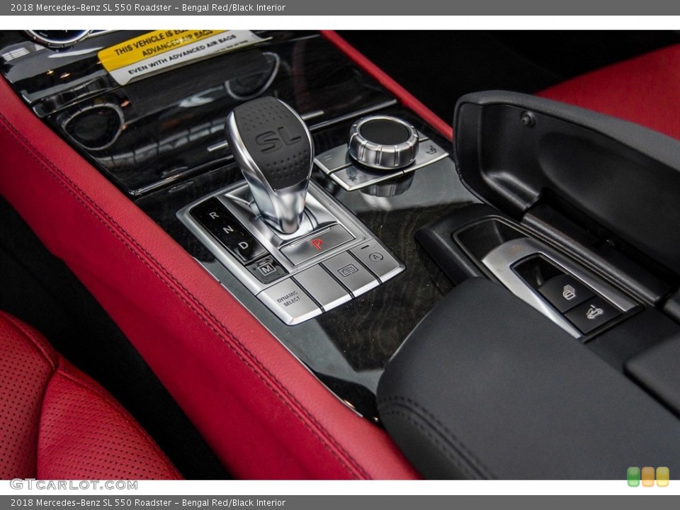 Bengal Red/Black Interior Transmission for the 2018 Mercedes-Benz SL 550 Roadster #123530570