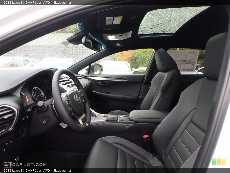 Black Interior Photo for the 2018 Lexus NX 300 F Sport AWD #123530798