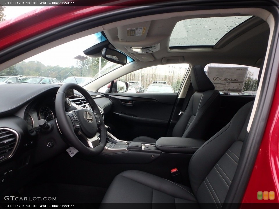 Black Interior Front Seat for the 2018 Lexus NX 300 AWD #123531116
