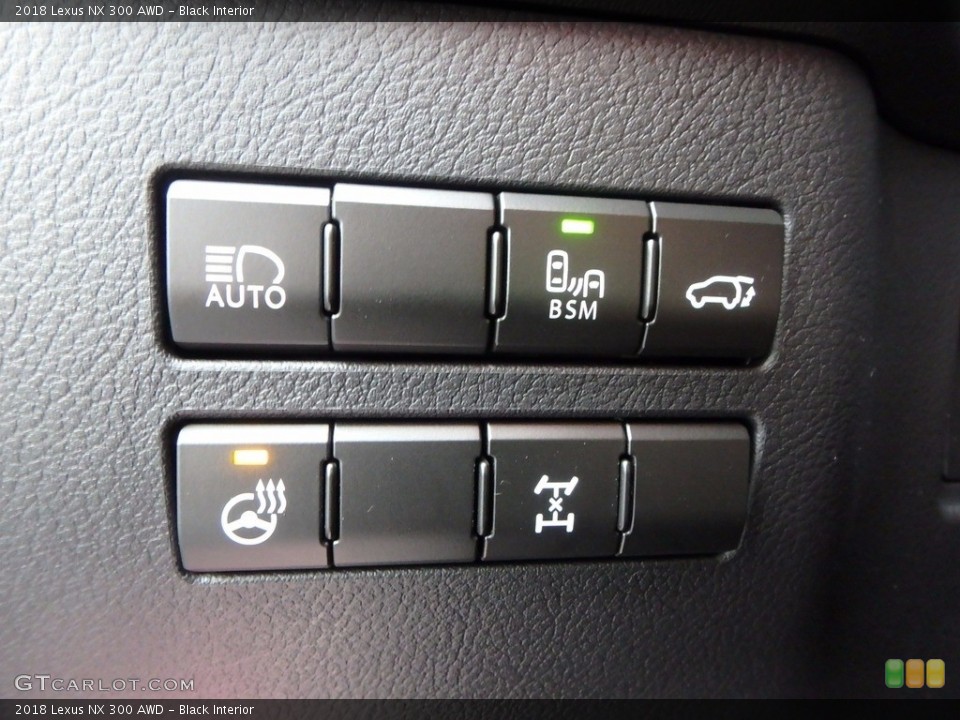 Black Interior Controls for the 2018 Lexus NX 300 AWD #123531221