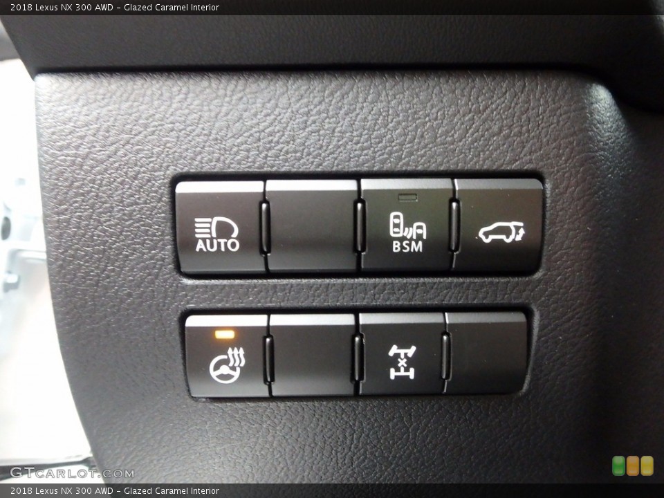 Glazed Caramel Interior Controls for the 2018 Lexus NX 300 AWD #123531527
