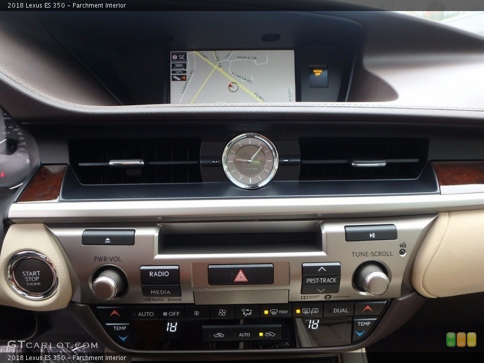 Parchment Interior Controls for the 2018 Lexus ES 350 #123532379