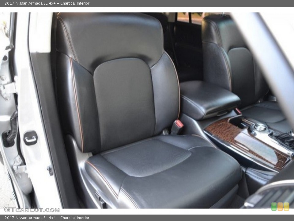 Charcoal Interior Front Seat for the 2017 Nissan Armada SL 4x4 #123542290