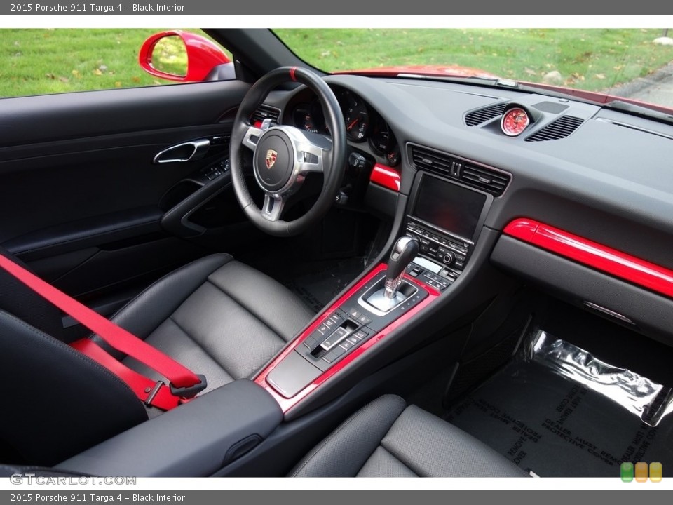 Black Interior Controls for the 2015 Porsche 911 Targa 4 #123542308