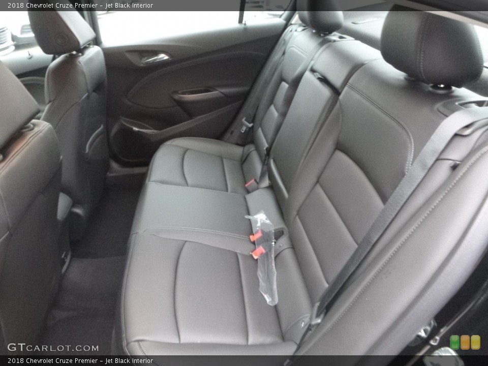 Jet Black Interior Rear Seat for the 2018 Chevrolet Cruze Premier #123542386