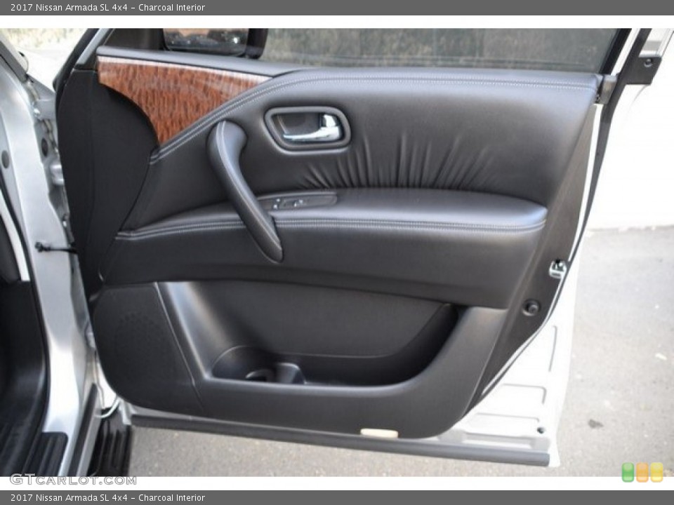 Charcoal Interior Door Panel for the 2017 Nissan Armada SL 4x4 #123542425